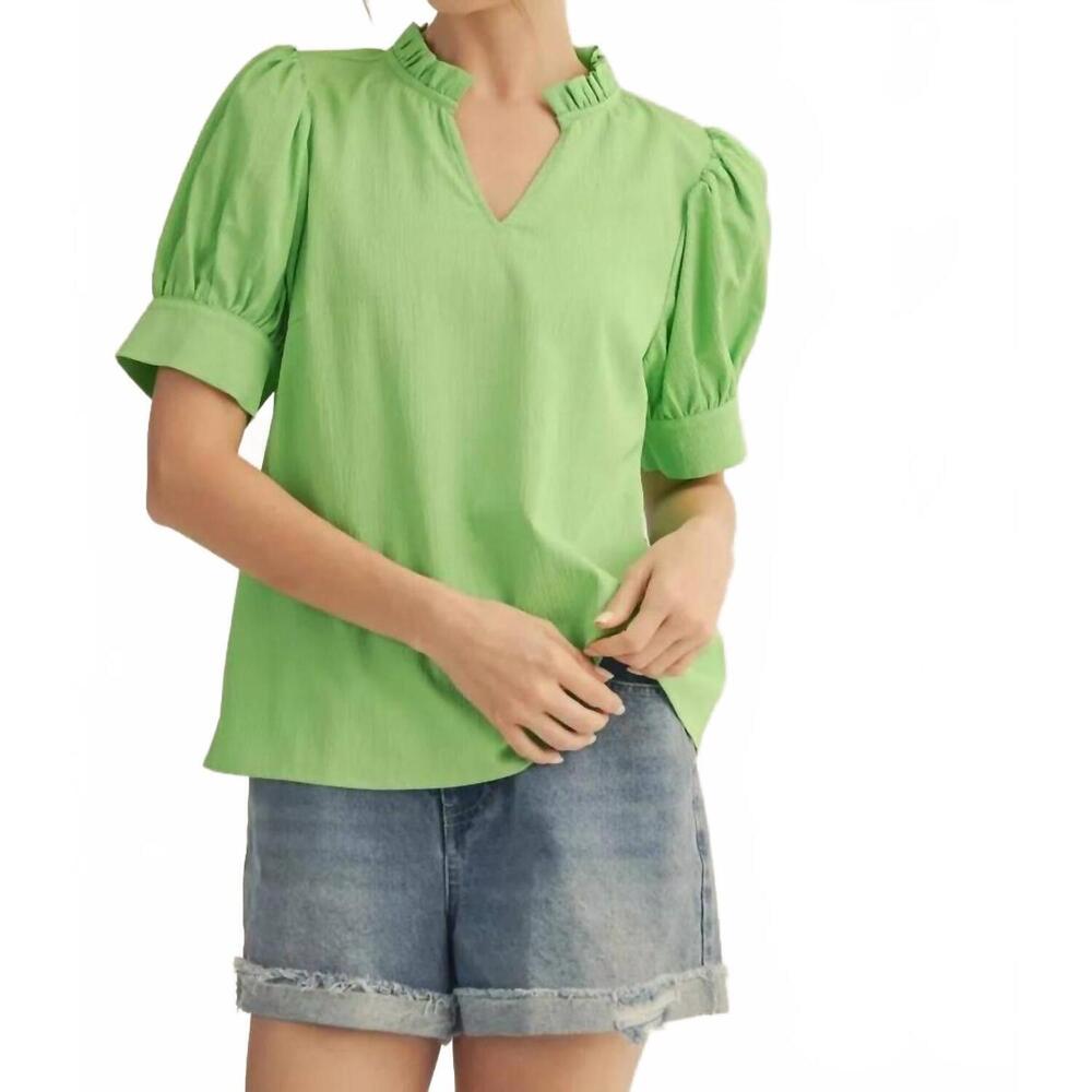 NEW JODIFL butter me up top in apple green - Picture 3 of 6